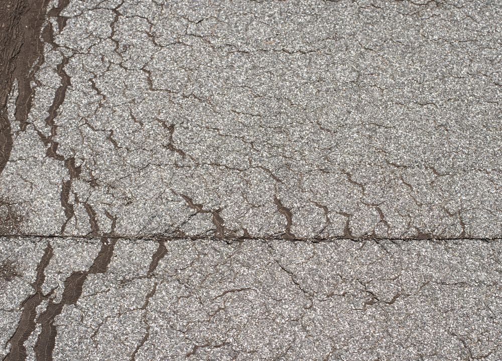 Losliggend dakleer op plat dak in Maurik